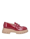 Agl Attilio Giusti Leombruni Agl Woman Loafers Brick Red Size 11 Soft Leather