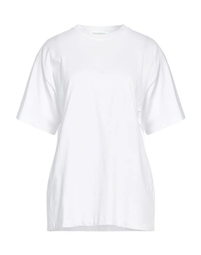 Aries Woman T-shirt White Size 2 Cotton