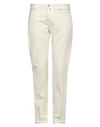 Jacob Cohёn Man Pants Cream Size 31 Cotton, Lyocell, Elastane In White