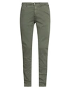 Replay Man Pants Military Green Size 30w-34l Cotton, Polyester, Elastane