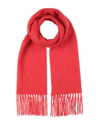 Jucca Woman Scarf Red Size - Alpaca Wool, Polyamide