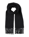 Jucca Woman Scarf Black Size - Alpaca Wool, Polyamide