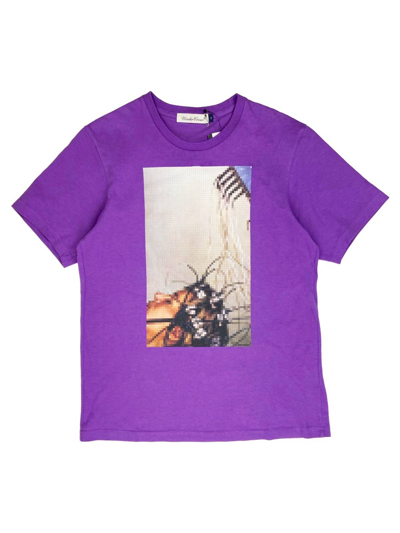 Pre-owned Undercover “the Larms” Mosaic Violet Purple Graphic T-shirt