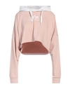 Alpha Industries Woman Sweatshirt Blush Size L Cotton, Polyester In Pink