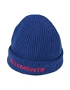 Vetements Woman Hat Bright Blue Size Onesize Merino Wool