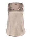 Brunello Cucinelli Tops In Beige