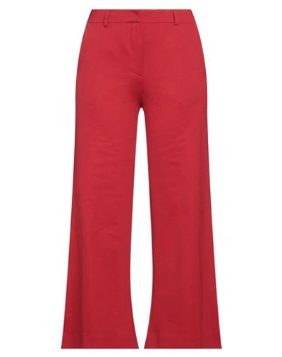 Liviana Conti Woman Pants Red Size 6 Viscose, Polyamide, Elastane