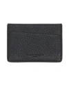 Maison Margiela Man Document Holder Black Size - Soft Leather In Navy Blue