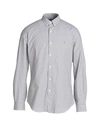 Polo Ralph Lauren Man Shirt Grey Size Xxl Cotton, Elastane