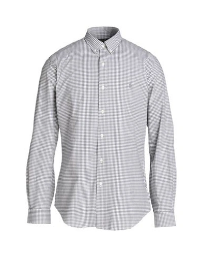 Polo Ralph Lauren Man Shirt Grey Size Xxl Cotton, Elastane