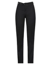 OW COLLECTION OW COLLECTION WOMAN PANTS BLACK SIZE XL POLYESTER, VISCOSE, ELASTANE