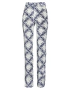 Maisie Wilen Mockumentary Straight-leg Mid-rise Velour Trousers In Reef Blue