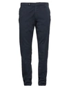 Berwich Man Pants Navy Blue Size 40 Cotton, Silk, Elastane