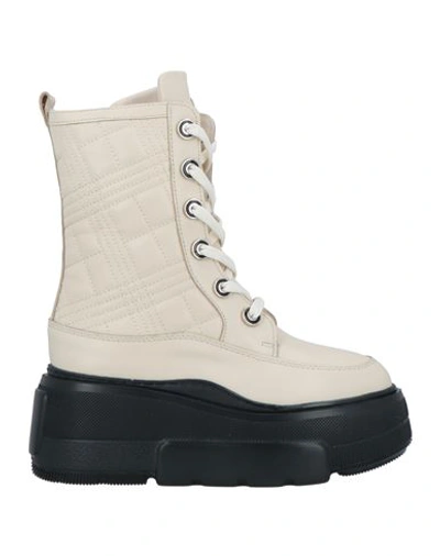 Nila & Nila Woman Ankle Boots Beige Size 7 Soft Leather