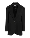 Berna Woman Blazer Black Size S Polyester, Elastane