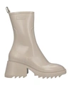 Chloé Chloe Betty 75 Pvc Ankle Boots In Beige