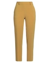Alberto Biani Woman Pants Marigold Size 6 Triacetate, Polyester In Yellow