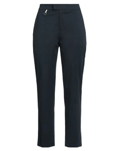 Lorena Antoniazzi Woman Pants Navy Blue Size 12 Cotton, Elastane, Polyester