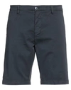 Alley Docks 963 Man Shorts & Bermuda Shorts Navy Blue Size 40 Cotton, Elastane
