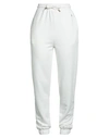 Yes Zee By Essenza Sporty Chic Woman Pants White Size Xl Cotton, Polyester In White