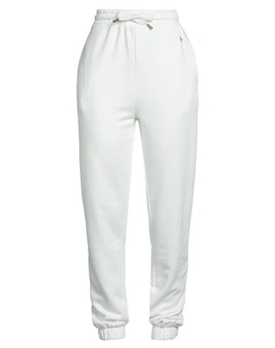 Yes Zee By Essenza Woman Pants White Size L Cotton, Polyester