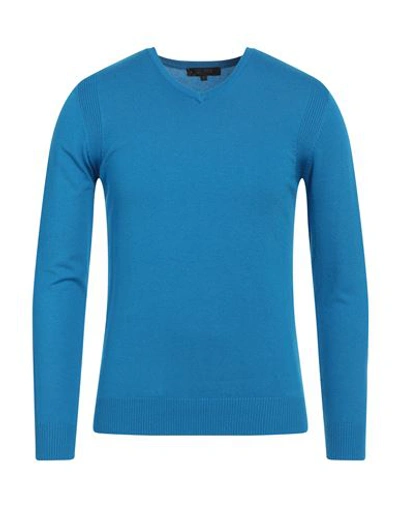 Liu •jo Man Sweaters In Blue