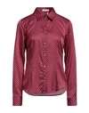 Camicettasnob Woman Shirt Fuchsia Size 6 Viscose, Silk, Elastane In Pink