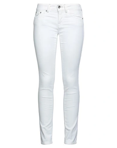 Jacob Cohёn Woman Pants White Size 28 Cotton, Elastane