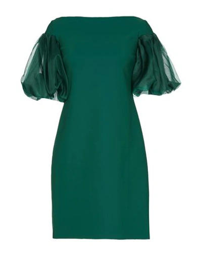 Chiara Boni La Petite Robe Woman Mini Dress Dark Green Size 4 Polyamide, Elastane