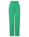 Seventy Sergio Tegon Woman Pants Green Size 4 Acetate, Silk