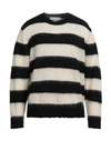 Amaranto Man Sweater Black Size S Mohair Wool, Polyamide, Wool
