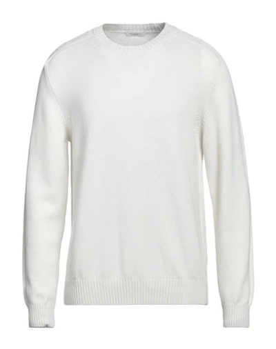 Paolo Pecora Man Sweater White Size L Virgin Wool
