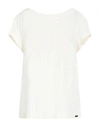 Barbour Woman Blouse Ivory Size 10 Silk In White