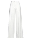 Liviana Conti Woman Pants Ivory Size 6 Viscose, Polyamide, Elastane In White