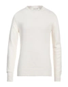 Become Man Sweater White Size 46 Wool, Polyamide