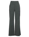 Merci .., Woman Pants Grey Size S Polyester, Virgin Wool, Elastane