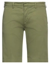 Coroglio By Entre Amis Man Shorts & Bermuda Shorts Sage Green Size 33 Cotton, Elastane