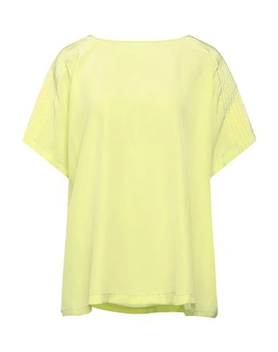M Missoni Woman Blouse Acid Green Size L Silk In Green