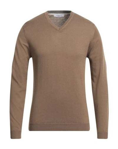 Hamaki-ho Man Sweater Camel Size L Polyester, Nylon, Viscose, Acrylic, Wool In Beige