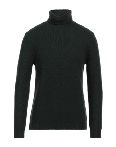 Altea Man Turtleneck Dark Green Size L Virgin Wool In Green