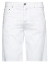 Jacob Cohёn Man Shorts & Bermuda Shorts White Size 33 Cotton, Elastane