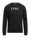 Dooa Man Sweatshirt Black Size Xl Cotton, Polyester