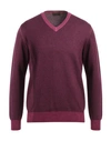 Altea Man Sweater Mauve Size S Virgin Wool In Purple