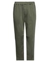 Pmds Premium Mood Denim Superior Man Pants Military Green Size 33 Cotton, Elastane In Green