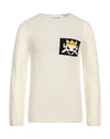 COMME DES GARÇONS SHIRT COMME DES GARÇONS SHIRT MAN SWEATER IVORY SIZE XL WOOL, ACRYLIC