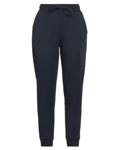 Scervino Woman Pants Midnight Blue Size M Cotton, Elastane