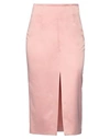 Aniye By Woman Midi Skirt Salmon Pink Size 4 Polyester, Elastane