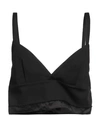 Department 5 Woman Top Black Size S Cotton, Elastane