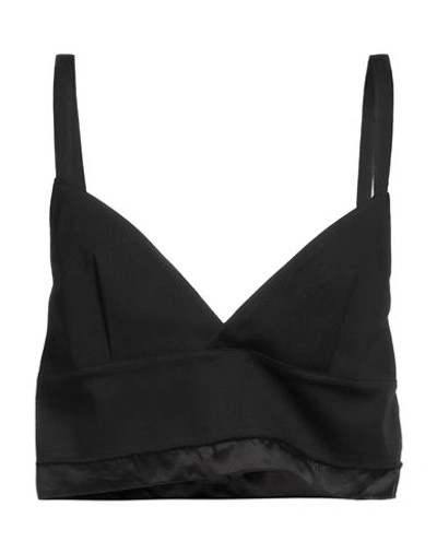 Department Five Department 5 Woman Top Black Size S Cotton, Elastane In Black