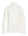 Berna Man Turtleneck Cream Size Xxl Acrylic, Polyamide, Polyester, Wool, Viscose In White